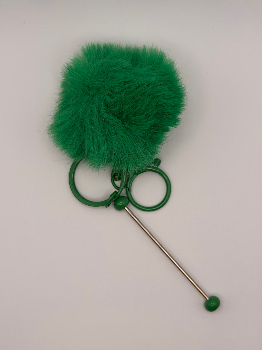 Beadable Bar with Faux Fur Poof