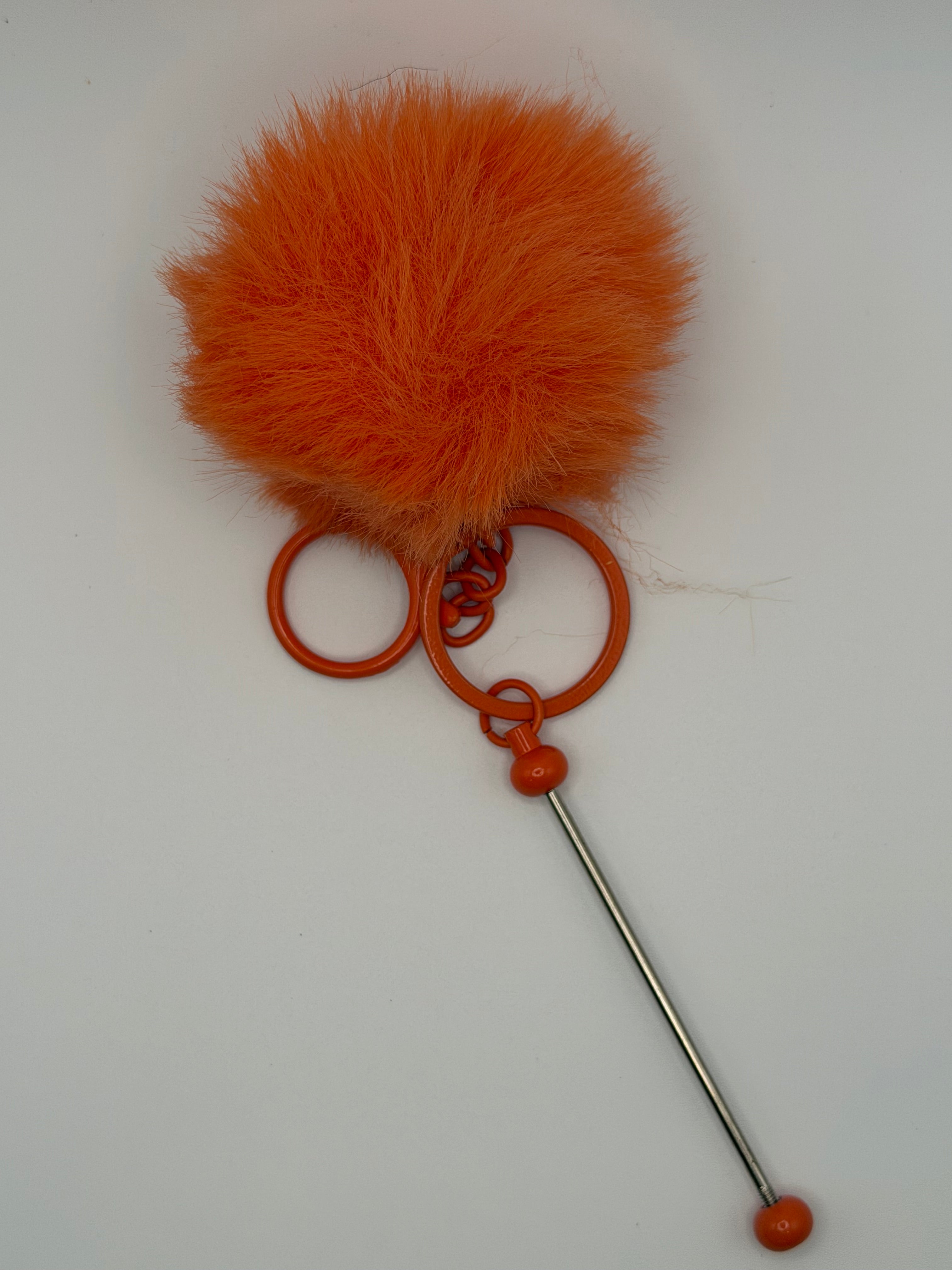 Beadable Bar with Faux Fur Poof