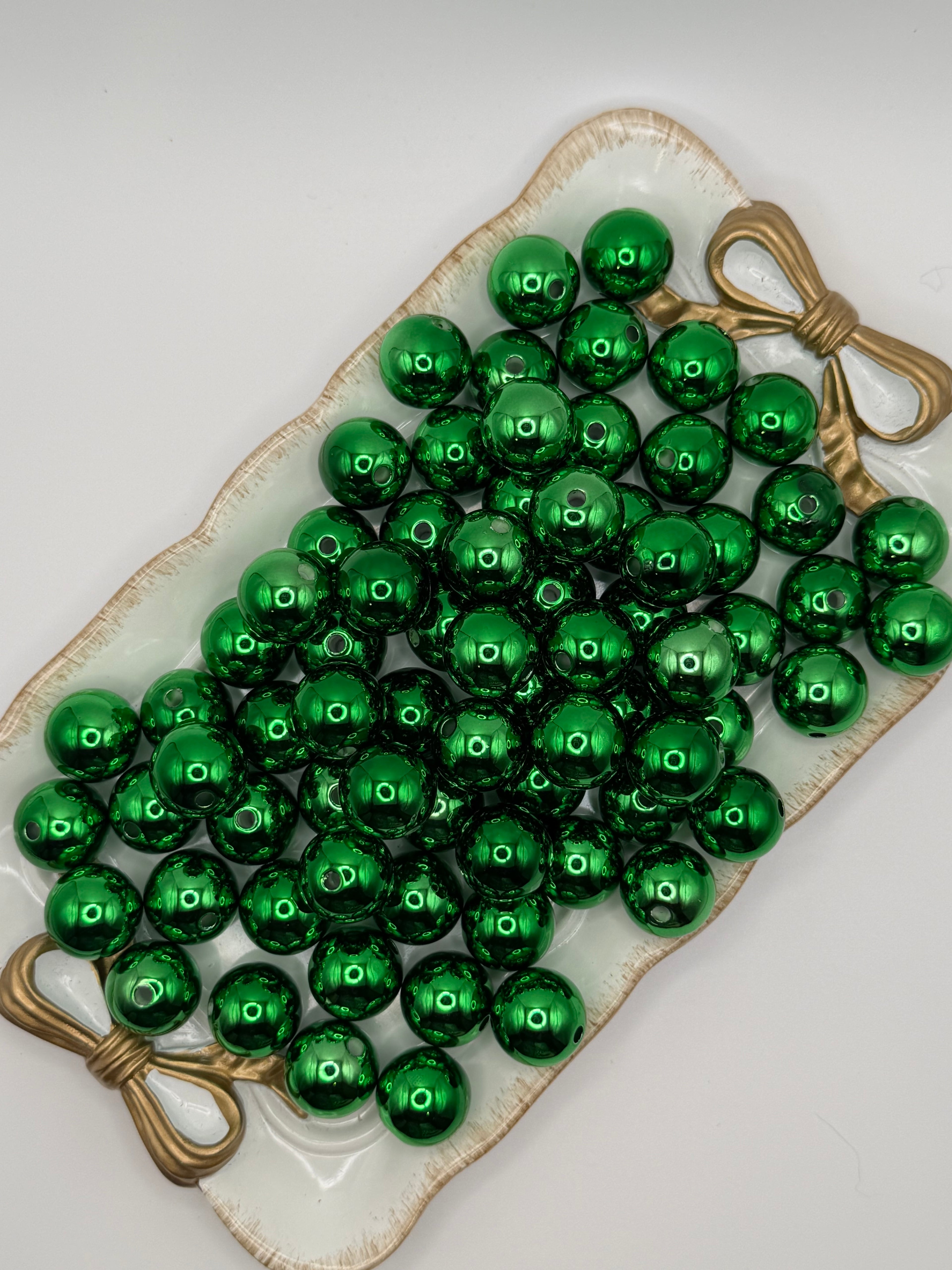 Metallic 16mm Beads