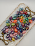 Colorful Football Beads