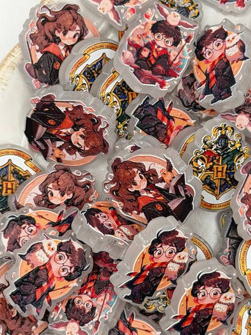 Boy Wizard Acrylic Bead Mix