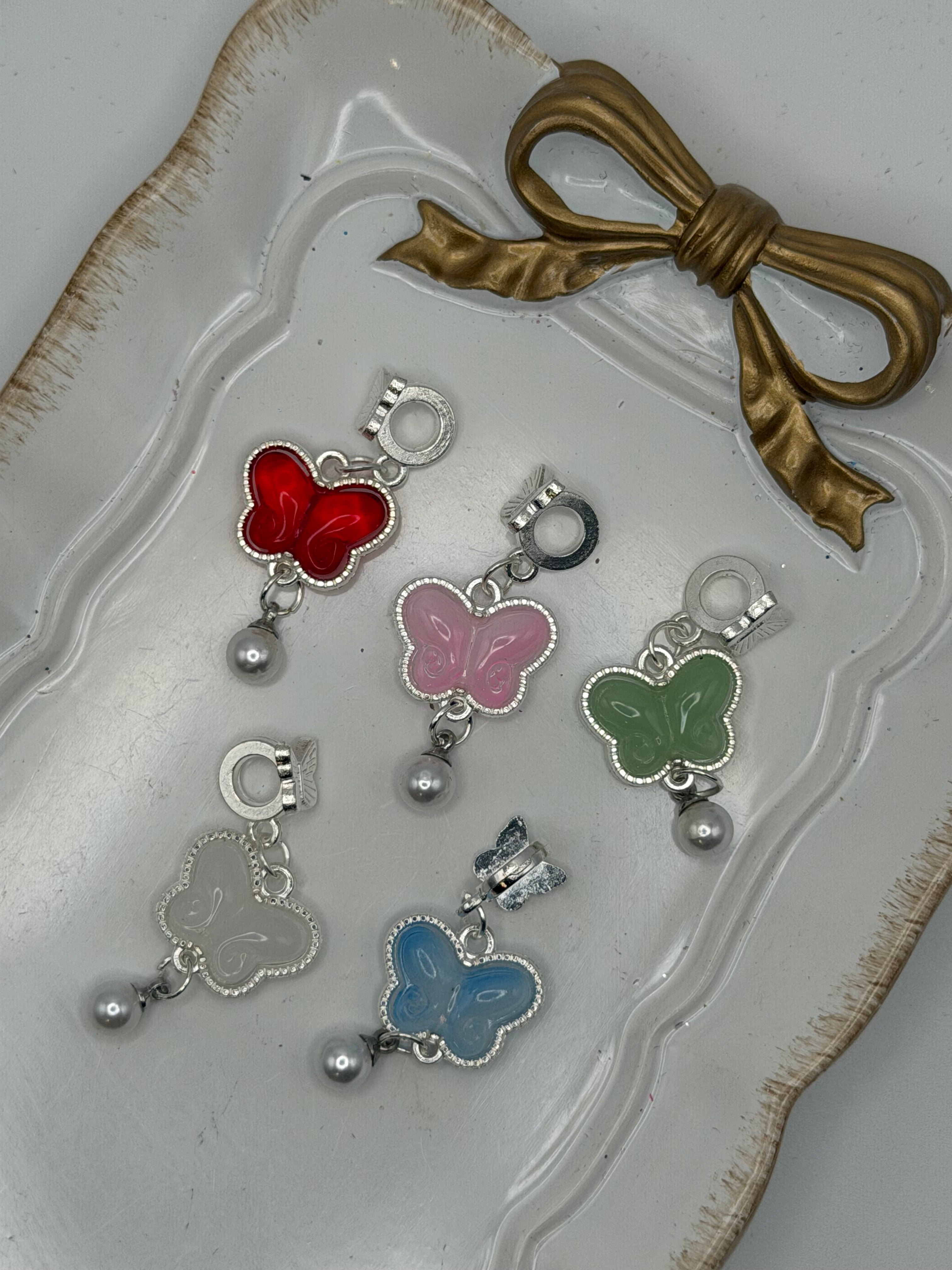 Butterfly Pendant with Bail