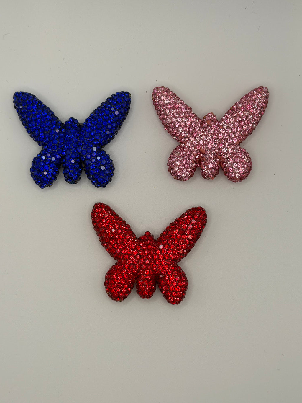 Butterfly Clay Rhinestone Bead